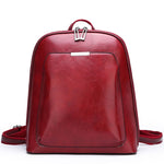 2021 New Vintage Backpack Women High Quality Pu Leather Travel Backpack Large Capacity School Bags for Girls Mochila Feminina
