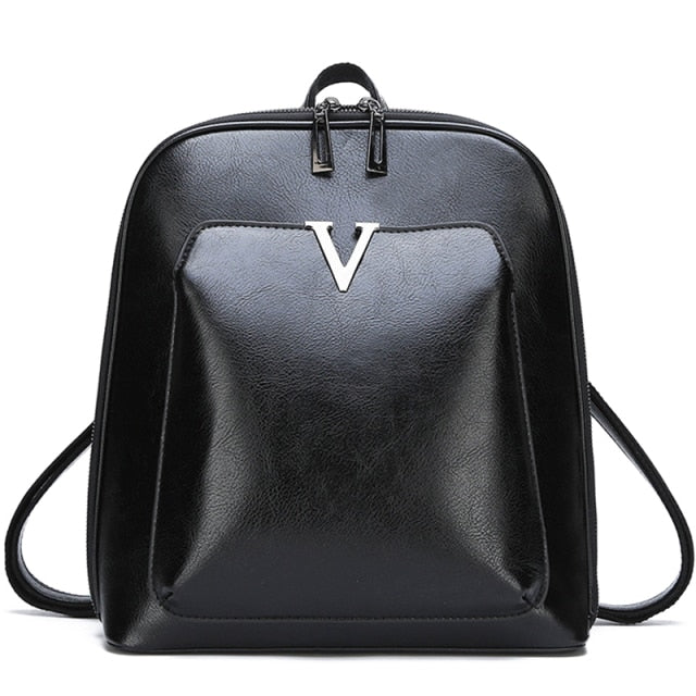 2021 New Vintage Backpack Women High Quality Pu Leather Travel Backpack Large Capacity School Bags for Girls Mochila Feminina