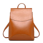 2021 New Vintage Backpack Women High Quality Pu Leather Travel Backpack Large Capacity School Bags for Girls Mochila Feminina