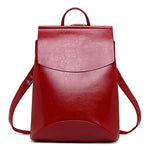 2021 New Vintage Backpack Women High Quality Pu Leather Travel Backpack Large Capacity School Bags for Girls Mochila Feminina