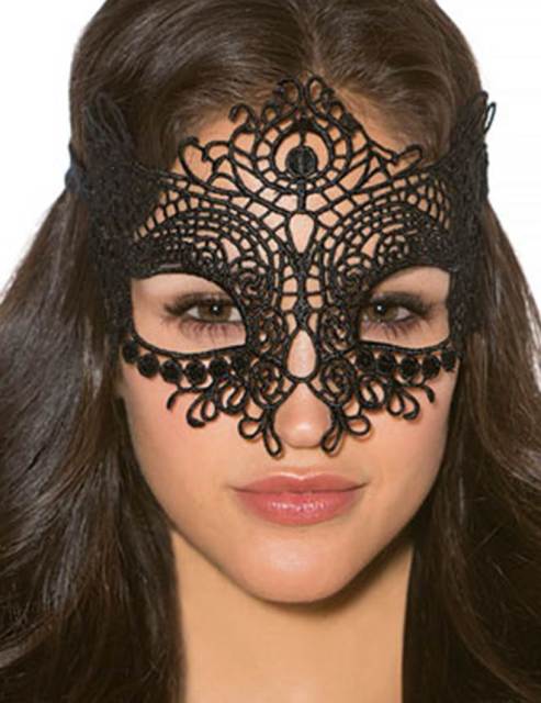 Comeondear 1 Piece Halloween Cosplay And Party Lace Eye Mask Sexy Lady Cutout Eye Mask For Masquerade Party  Fancy Dress Costume