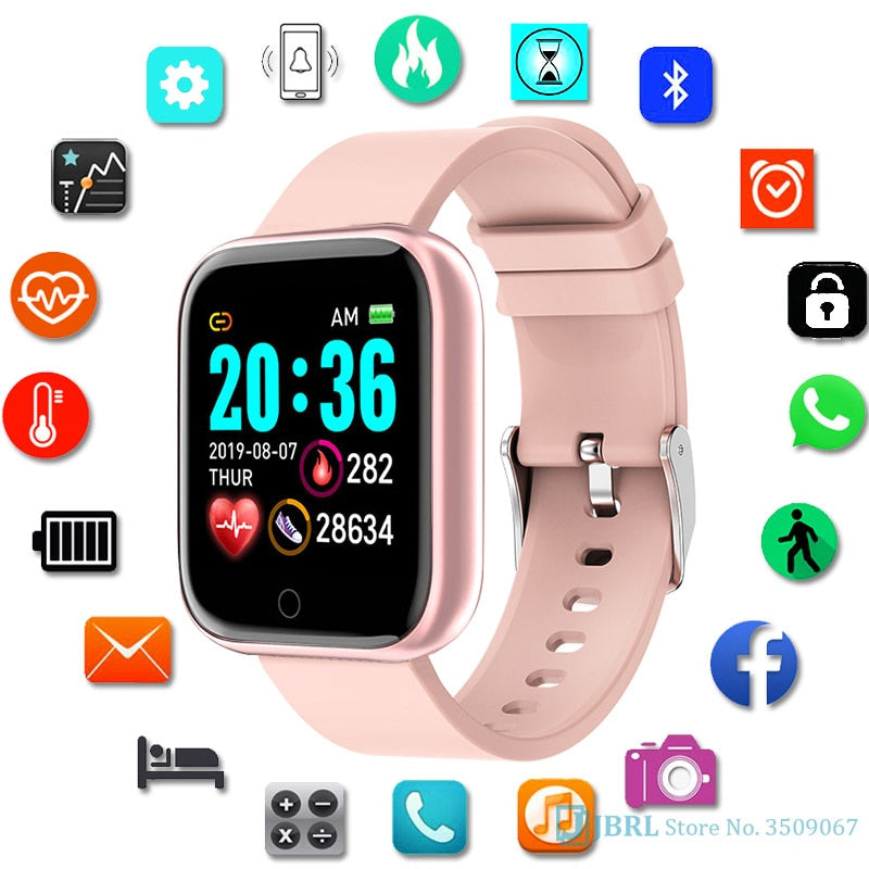 Smart Watch Kids Children Smartwatch For Girls Boys Electronic Smart Clock Students Child Sport Smart-Watch Aged 8-18 Year