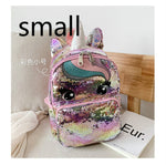 Unicorn Sequins Children's Backpack Kids School Bags for Teenage Girls Backpack Cartoon Cute Backpacks Large Mochila Infantil