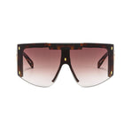 Men's Mask Goggles Sunglasses For Women Fashion One Piece Square Sun Glasses Men Oversized Ladies Eyeglasses UV400 oculos H146