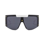 Men's Mask Goggles Sunglasses For Women Fashion One Piece Square Sun Glasses Men Oversized Ladies Eyeglasses UV400 oculos H146