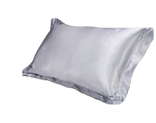 Pure Emulation Silk Satin Pillowcase Comfortable Pillow Cover Pillowcase For Bed Throw Single Pillow Covers