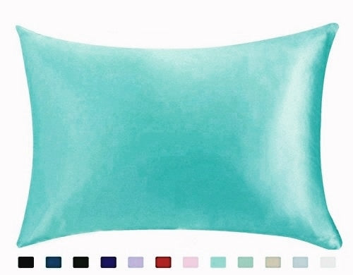 Pure Emulation Silk Satin Pillowcase Comfortable Pillow Cover Pillowcase For Bed Throw Single Pillow Covers
