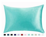 Pure Emulation Silk Satin Pillowcase Comfortable Pillow Cover Pillowcase For Bed Throw Single Pillow Covers