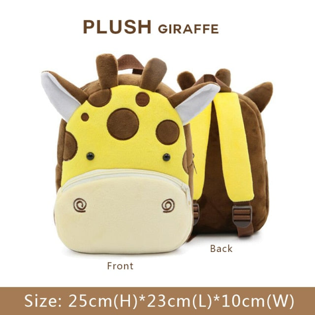 Hot 3D Cartoon Animal Baby Backpacks kindergarten Schoolbag  Kids Backpack Children School Bags Girls Boys Backpacks