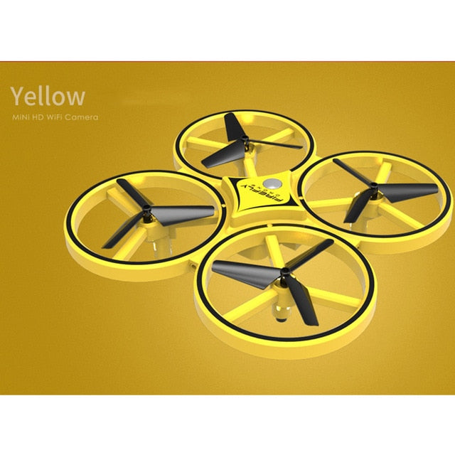 UFO RC Mini Quadcopter Induction Drone Smart Watch Remote Sensing Gesture Aircraft Hand Control Drone  Altitude Hold  Kids