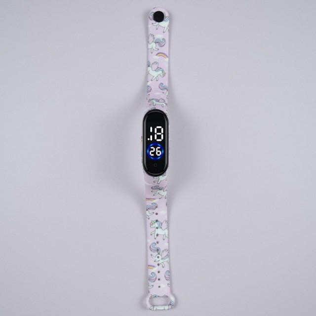 Creative Cartoon Kids Watches Boys Digital Clock Colorful Ultra Light Silicone Children's Led Watch Waterproof For Girl Gift New