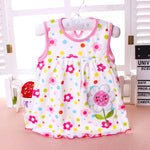 Baby Dress 2018 Summer New Girls Fashion Infantile Dresses Cotton Children's Clothes Flower Style Kids Clothing Princess Dress