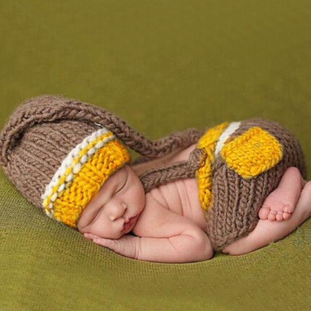 newborn photography props crothet baby clothes boy clothing boys accessories infant girl costume crocheted handmade outfit