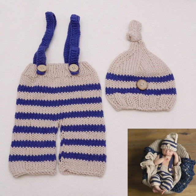 newborn photography props crothet baby clothes boy clothing boys accessories infant girl costume crocheted handmade outfit