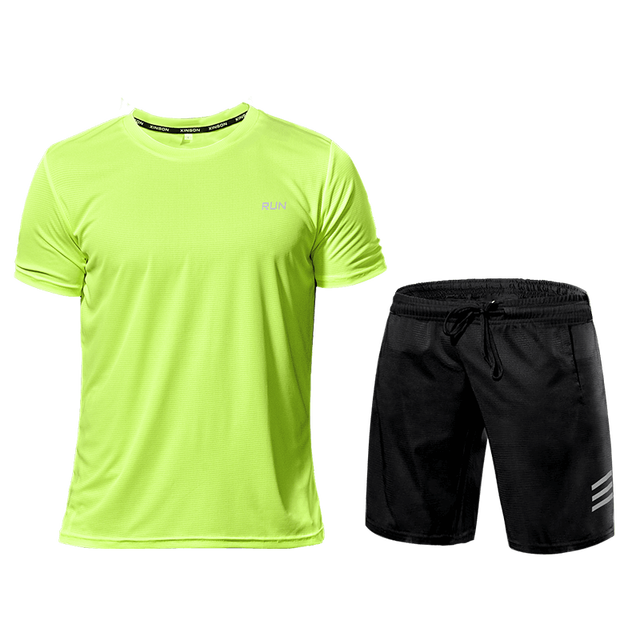 Men's Sportswear Tracksuit Gym Compression Clothing Fitness Running Set Athletic Wear T Shirts Ropa Deportiva Hombre Camisetas