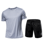 Men's Sportswear Tracksuit Gym Compression Clothing Fitness Running Set Athletic Wear T Shirts Ropa Deportiva Hombre Camisetas