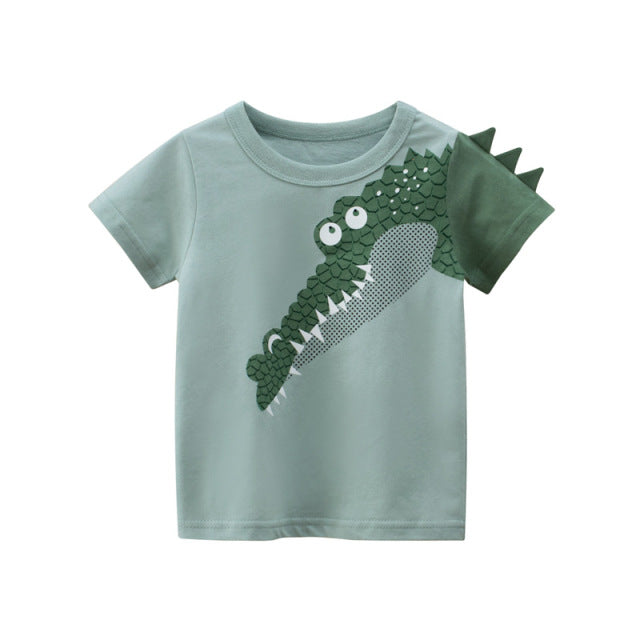 Children's T-Shirt Children for Boys  a Boy Girls Kids Kid's Shirts Child Baby Toddler Cotton Cartoon Tee Tops Clothing Short