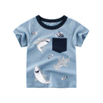 Children's T-Shirt Children for Boys  a Boy Girls Kids Kid's Shirts Child Baby Toddler Cotton Cartoon Tee Tops Clothing Short
