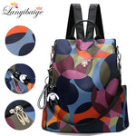 Fashion Backpack Women Oxford Cloth Shoulder Bags School Bags for Teenage Girls Light Ladies Travel Backpack mochila feminina