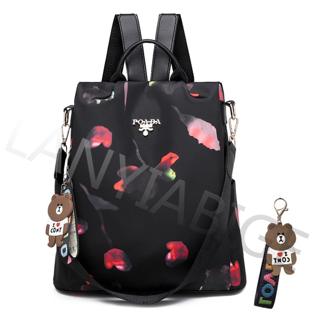 Fashion Backpack Women Oxford Cloth Shoulder Bags School Bags for Teenage Girls Light Ladies Travel Backpack mochila feminina