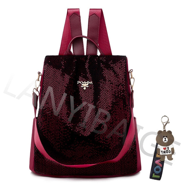 Fashion Backpack Women Oxford Cloth Shoulder Bags School Bags for Teenage Girls Light Ladies Travel Backpack mochila feminina