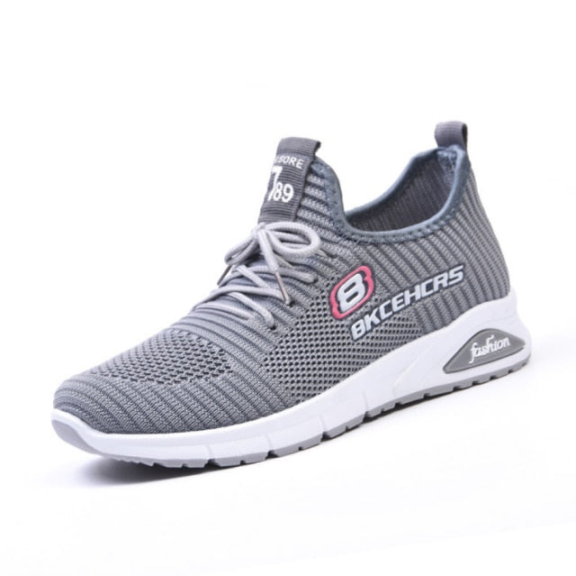 Women Sneakers 2021 Ladies Running Shoes Femmes Trainers Platform Baskets Zapatillas Mujer Dames Black Deportivas Tenis Feminino