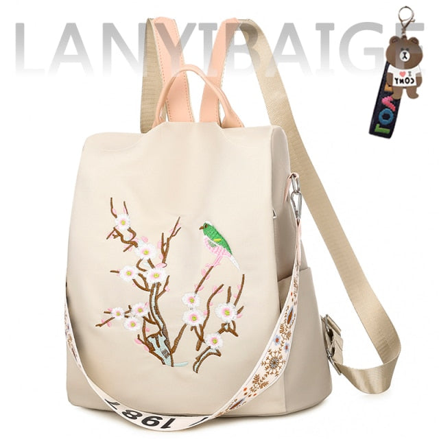 Fashion Backpack Women Oxford Cloth Shoulder Bags School Bags for Teenage Girls Light Ladies Travel Backpack mochila feminina