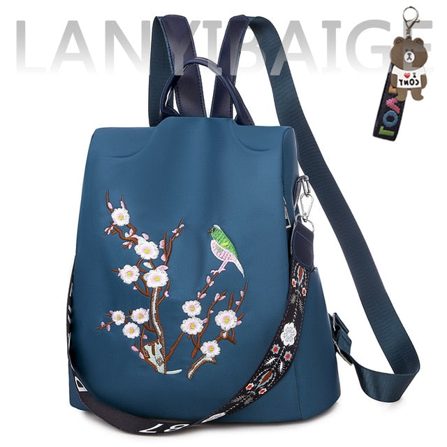 Fashion Backpack Women Oxford Cloth Shoulder Bags School Bags for Teenage Girls Light Ladies Travel Backpack mochila feminina