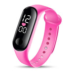 Fashion Sports Watch For Kids Children Waterproof Led Digital Watch Ultra-light Silicone Strap Teen Boys Girls WristWatch Unisex