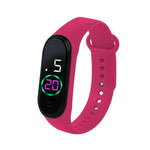 Fashion Sports Watch For Kids Children Waterproof Led Digital Watch Ultra-light Silicone Strap Teen Boys Girls WristWatch Unisex