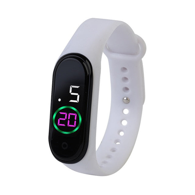 Fashion Sports Watch For Kids Children Waterproof Led Digital Watch Ultra-light Silicone Strap Teen Boys Girls WristWatch Unisex
