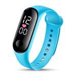 Fashion Sports Watch For Kids Children Waterproof Led Digital Watch Ultra-light Silicone Strap Teen Boys Girls WristWatch Unisex