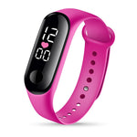 Fashion Sports Watch For Kids Children Waterproof Led Digital Watch Ultra-light Silicone Strap Teen Boys Girls WristWatch Unisex