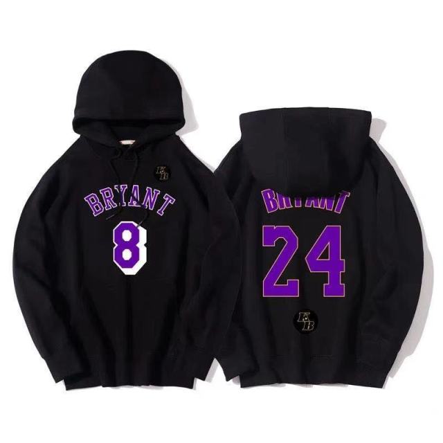 Hot Hoodies For Basketball Fans Kobe Bryant 8 24 Sports Print Sweatshirts Crewneck Sportswear Hooded Casual Tops Spring Pullover