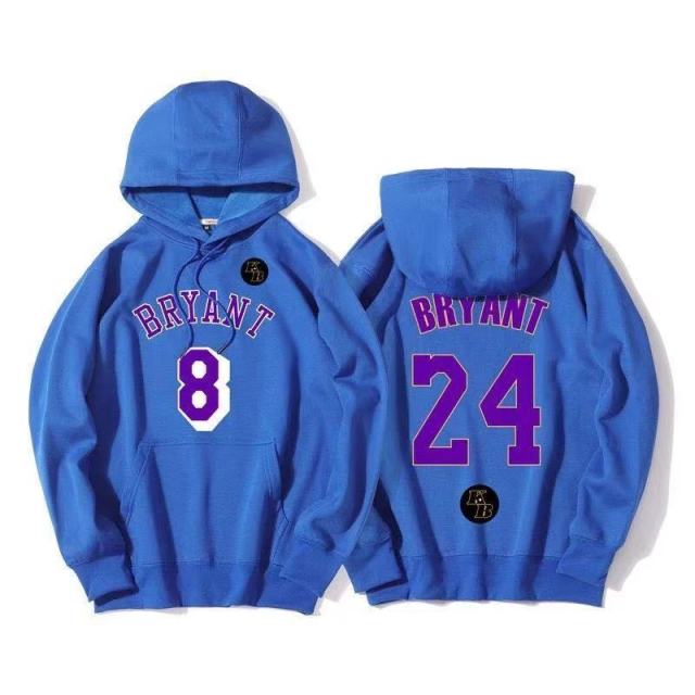 Hot Hoodies For Basketball Fans Kobe Bryant 8 24 Sports Print Sweatshirts Crewneck Sportswear Hooded Casual Tops Spring Pullover