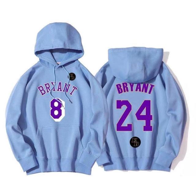 Hot Hoodies For Basketball Fans Kobe Bryant 8 24 Sports Print Sweatshirts Crewneck Sportswear Hooded Casual Tops Spring Pullover