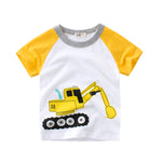 Children's T-Shirt Children for Boys  a Boy Girls Kids Kid's Shirts Child Baby Toddler Cotton Cartoon Tee Tops Clothing Short