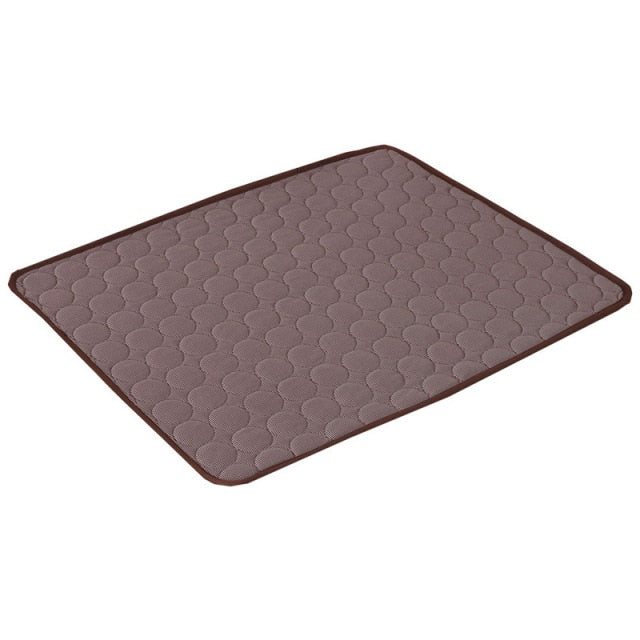 Dog Cooling Mat Summer Pad Mat For Dogs Cat Breathable Blanket Cat Ice Pads Washable Sofa Breathable Pet Dog Bed Pet Mat