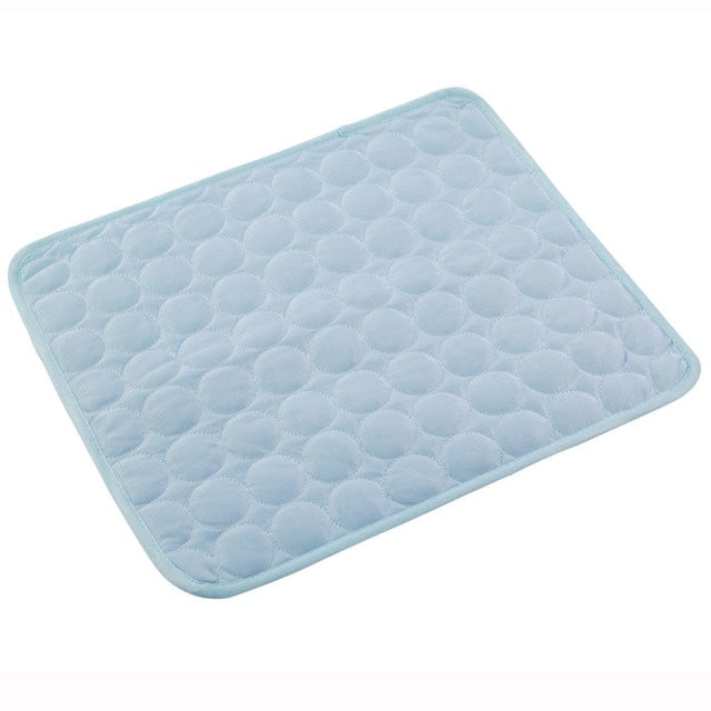 Dog Cooling Mat Summer Pad Mat For Dogs Cat Breathable Blanket Cat Ice Pads Washable Sofa Breathable Pet Dog Bed Pet Mat
