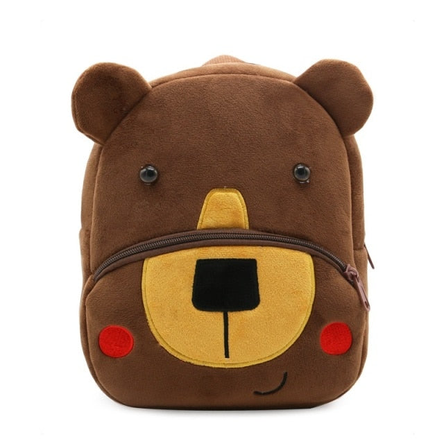 2020 Cartoon Kids Plush Backpacks Mini Kindergarten Schoolbag Plush Animal Backpack Children School Bags Girls Boys Backpack