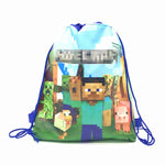8/16/24/50PCS Unicorn Drawstring bag for Girls Travel Storage Package School Backpacks Children Birthday Party Favors skull bag