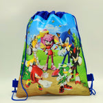 8/16/24/50PCS Unicorn Drawstring bag for Girls Travel Storage Package School Backpacks Children Birthday Party Favors skull bag
