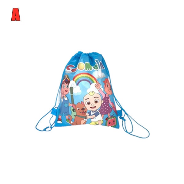 8/16/24/50PCS Unicorn Drawstring bag for Girls Travel Storage Package School Backpacks Children Birthday Party Favors skull bag
