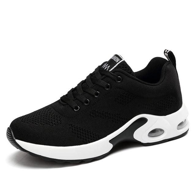 Oversize Summer Air Cushion Women Sport Shoes Women's Sneakers Lady Sports Shoes Breathable Running Shoes Female Purple GME-0097
