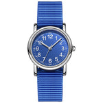 Easy to Read Kids Quartz Watches Nylon Strap Sweat Proof Japan Movement Boys and Girl