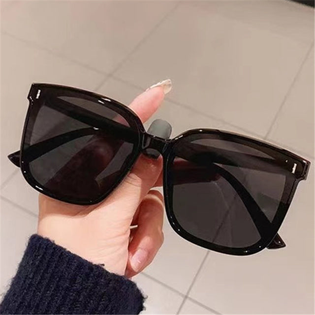 YOOSKE Retro Polarized Sunglasses Men Women Popular Square Sun Glasses Ladies Black Eyeglasses Driver Goggles UV400 Mirror