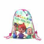 8/16/24/50PCS Unicorn Drawstring bag for Girls Travel Storage Package School Backpacks Children Birthday Party Favors skull bag