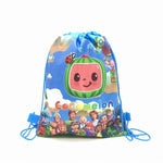 8/16/24/50PCS Unicorn Drawstring bag for Girls Travel Storage Package School Backpacks Children Birthday Party Favors skull bag