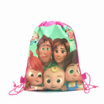 8/16/24/50PCS Unicorn Drawstring bag for Girls Travel Storage Package School Backpacks Children Birthday Party Favors skull bag