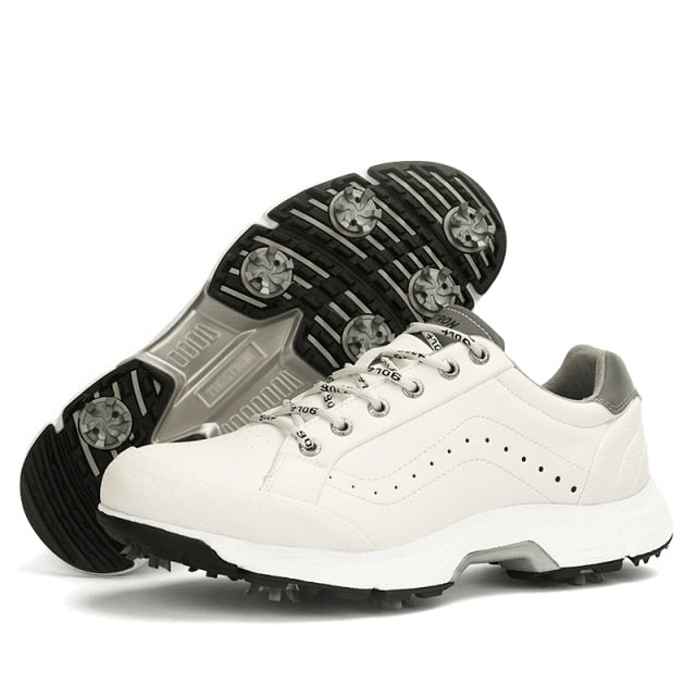 New Mens Golf Shoes Waterproof Golf Sneakers Men Outdoor Golfing Spikes Shoes Big Size 7-14 Jogging Walking Sneakers Male